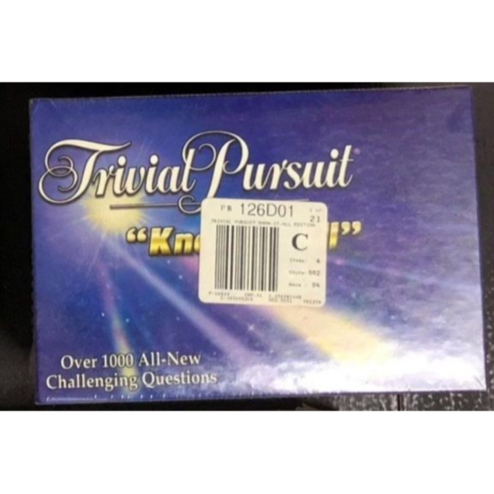 Parker Brothers Trivial Pursuit "Know-It-All" Edition, #1018 Winning Moves *New*